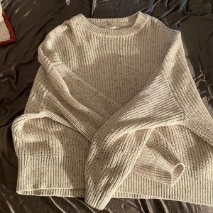 Cream sweater
